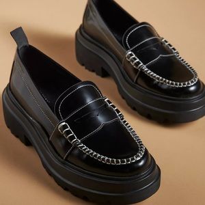 G.H. Bass Lug platform loafers 7.5 Anthropologie